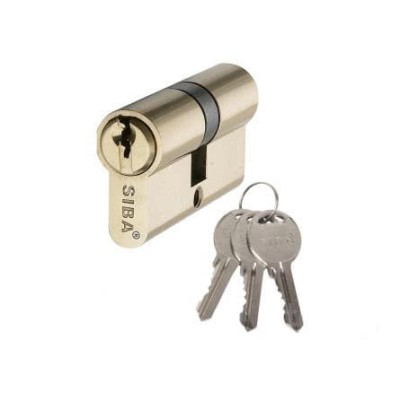 Цилиндр дверной SIBA английский ключ-ключ 70 мм