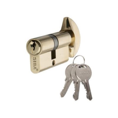 Цилиндр дверной SIBA английский ключ-вороток 60 мм латунь