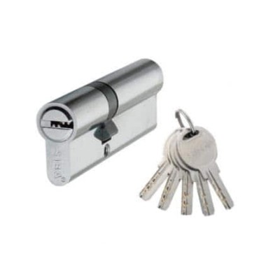 Цилиндр дверной SIBA перфорированный ключ-ключ 120 мм латунь