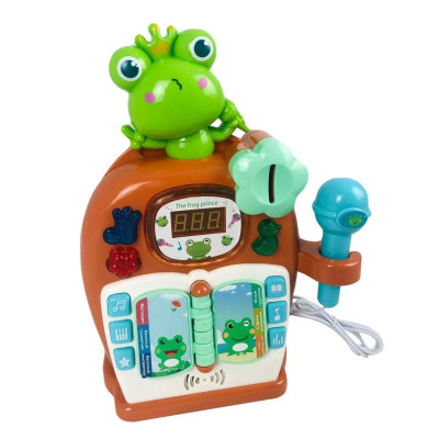 Караоке машина Жабка російською мовою mimi star 177-22 коричнева