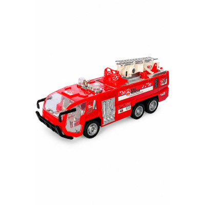 Пожарная машинка на радиоуправлении fire truck 37см 6789-28 музыка, свет, красная