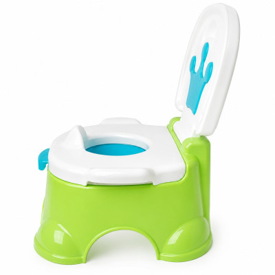 Детский музыкальный горшок с короной Baby Potty 68011 зеленый