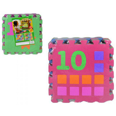 Килимок ігровий мозаїка Килимок-пазл цифри фігури KL M0375