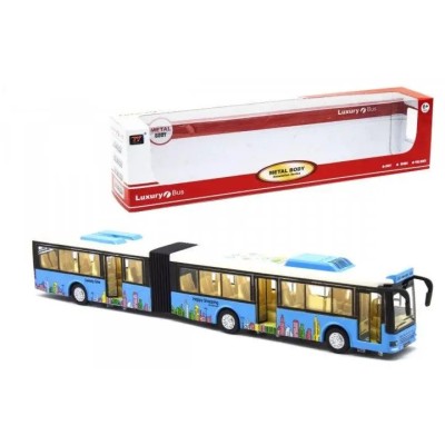 Іграшкова інерційна машинка Автобус Luxury Bus 6012b