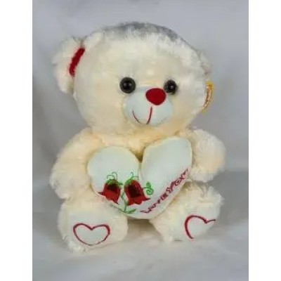 М'яка іграшка Ведмедик Тедді м'який Ведмідь із серцем 40см