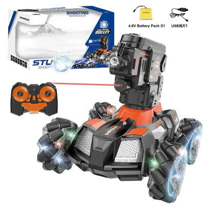 Танк на радиоуправлении черно-оранжевый LH-C 029 (16)