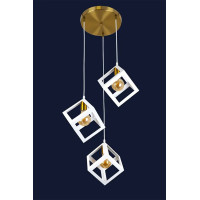 Люстра Levistella 756PR160F-3 BRZ+WH (300)