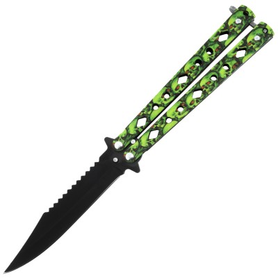 Нож складной бабочка балисонг K20GR Зеленый