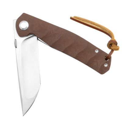 Нож складной Тотем G23 D2 Tanto Brown