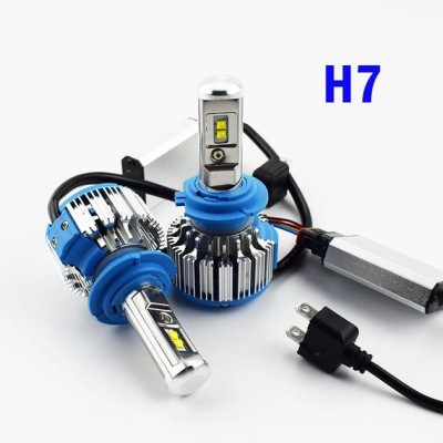 Комплект LED ламп TurboLed T1 H7 6000K 35W з активним охолодженням