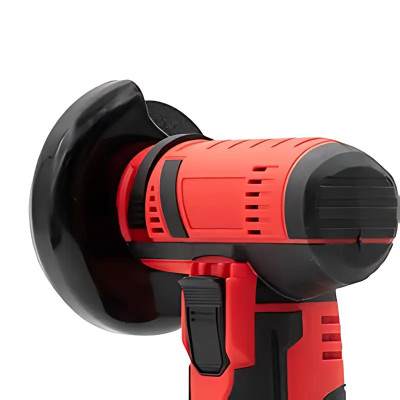 Аккумуляторная шлифовальная мини-болгарка, угловая машинка портативная 500W, шлифмашина в кейсе красный