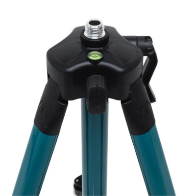 Лазерный уровень нивелир Laser Level 4D 2 аккумулятора 16 линий зеленый луч со штативом в кейсе синий