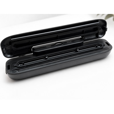 Вакуумный упаковщик для продуктов Vacuum Sealer ZKFK-001 90Вт вакууматор ручной бытовой чёрный
