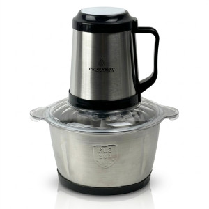 Измельчитель Crownberg cb-5753 2л чоппер, блендер нержавеющая сталь