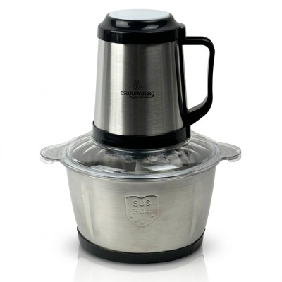 Измельчитель Crownberg cb-5753 2л чоппер, блендер нержавеющая сталь