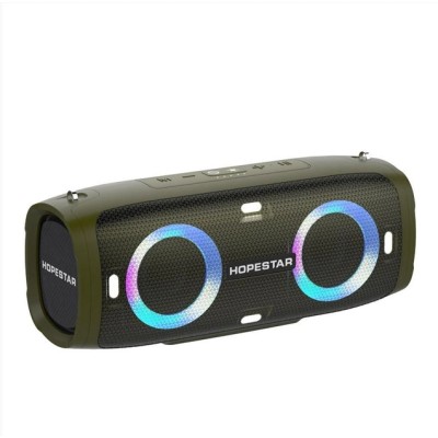 Портативная беспроводная Bluetooth колонка Hopestar A6 Party green