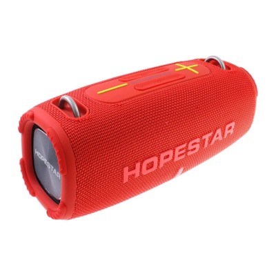 Портативна бездротова колонка Bluetooth Hopestar H50 red