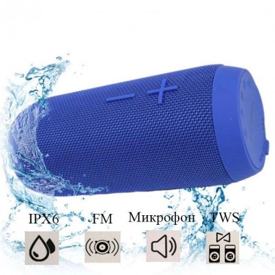 Портативна бездротова колонка Bluetooth Hopestar P7 blue