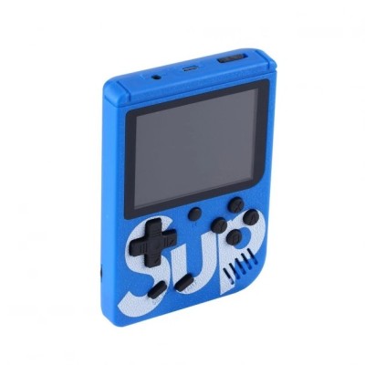 Портативная игровая приставка SUP Game Box на 400 игр синий