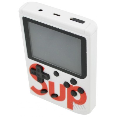Портативная игровая приставка SUP Game Box на 400 игр белый