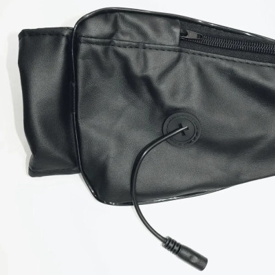 Массажер роликовый Massager of neck kneading Shiatsu для шеи, спины и всего тела с подогревом чёрный