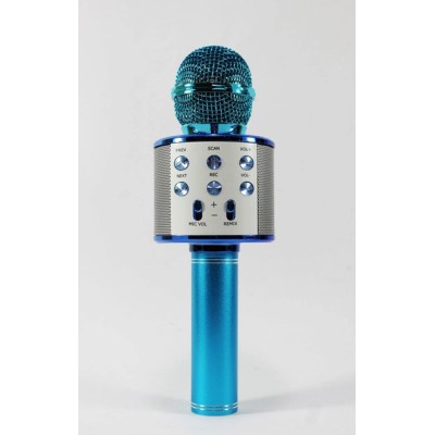 Караоке мікрофон WSTER WS-858 Bluetooth blue