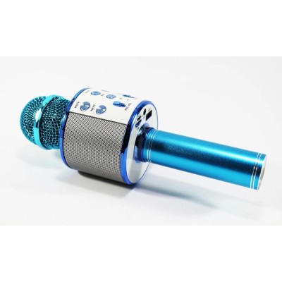 Караоке микрофон WSTER WS-858 Bluetooth blue