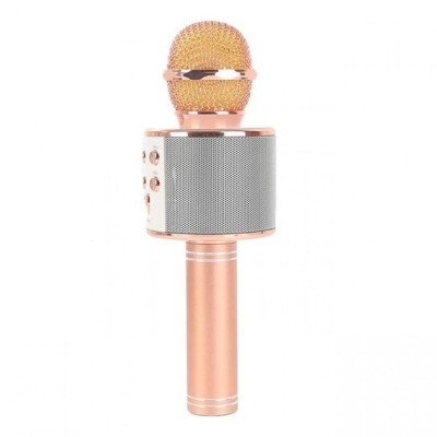 Караоке микрофон WSTER WS-858 Bluetooth rose gold