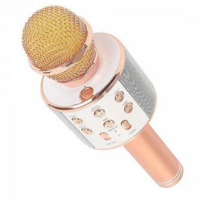 Караоке микрофон WSTER WS-858 Bluetooth rose gold