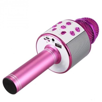 Караоке микрофон WSTER WS-858 Bluetooth pink