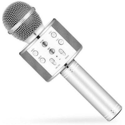 Караоке микрофон WSTER WS-858 Bluetooth sivler