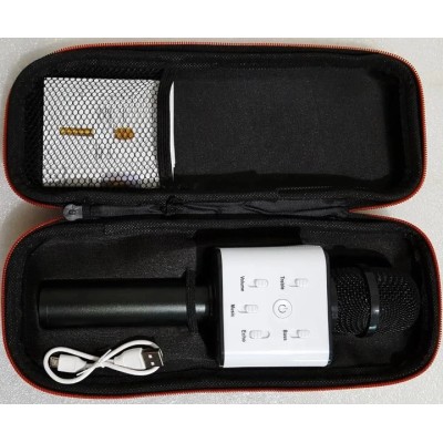 Караоке микрофон Q7 Bluetooth black
