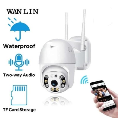 IP-камера відеоспостереження IPC-V380-8 1080P Wi-Fi 360/90 зовнішня біла