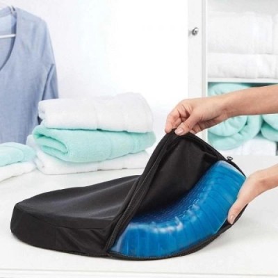 Ортопедическая гелевая подушка для сидения Egg Sitter 40*32 см с чехлом