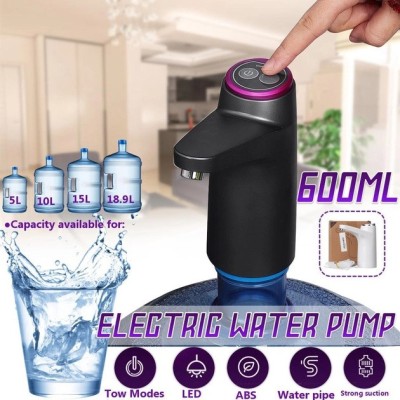 Автоматична помпа для води на сулію диспенсер акумуляторний Aqua Pump Elite black