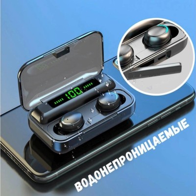 Беспроводные наушники True Wireless TWS F9 5 Bluetooth black