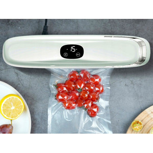 Вакуумный упаковщик для продуктов Vacuum Sealer MK-801 90Вт вакууматор ручной бытовой зеленый