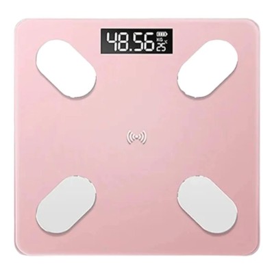 Смарт-весы Smart Scale Bluetooth A1 pink умные напольные фитнеc весы 180 кг