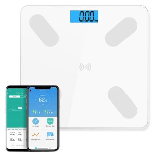 Смарт-весы Smart Scale Bluetooth A1 white умные напольные фитнеc весы 180 кг