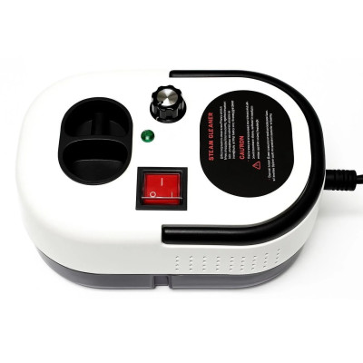 Пароочиститель Steam Cleaner 2000Вт отпариватель 6 насадок бело-чёрный