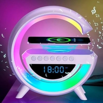 Настольная смарт лампа ночник PMV 3401-RGB Rainbow с Bluetooth колонкой беспроводная зарядка FM радио