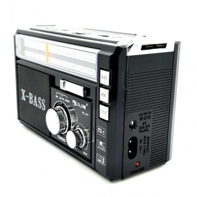 Радиоприемник Golon RX-381 с mp3 и фонариком черный