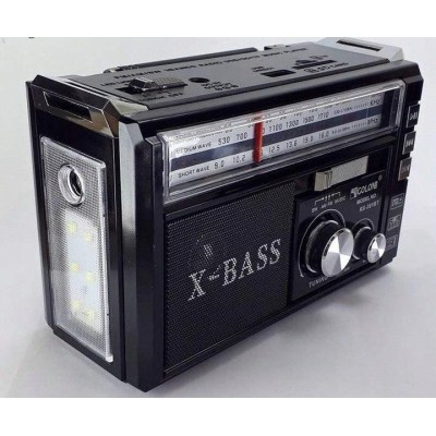 Радиоприемник Golon RX-381 с mp3 и фонариком черный