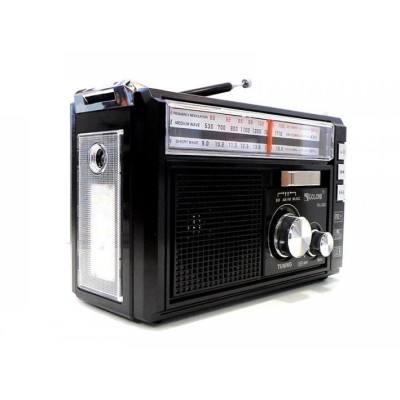 Радиоприемник Golon RX-382 с mp3 и фонариком черный