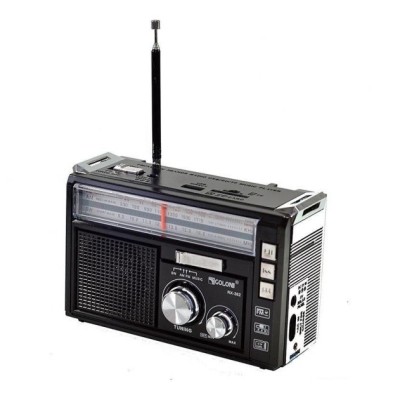 Радиоприемник Golon RX-382 с mp3 и фонариком черный