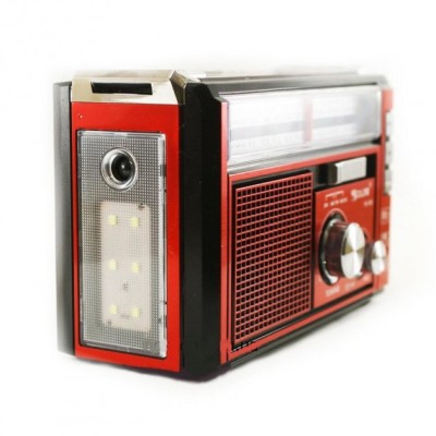 Радиоприемник Golon RX-382 с mp3 и фонариком красный