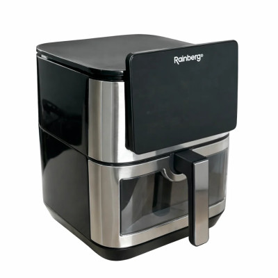 Мультипечь Rainberg RB-2321 многофункциональный аэрогриль 12,5 л, фритюрница, аэрофритюрница серебристый