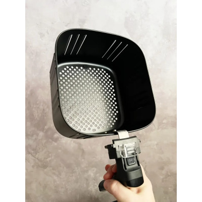 Мультипечь Rainberg RB-2330 многофункциональный аэрогриль 8,5 л, фритюрница, аэрофритюрница серебристый