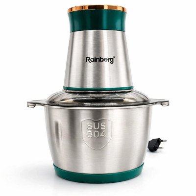 Подрібнювач Rainberg RB-2202 2л чоппер, блендер нержавіюча сталь