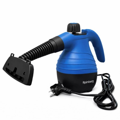 Пароочиститель Rainberg RB-2294  отпариватель 6 насадок синий